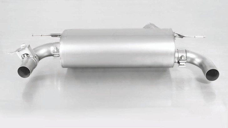 Remus Exhaust Rear Silencer Left/Right with Integrated valves using the OE valve control system with 2 tail pipes 84 mm Carbon Race, angled, carbon ring - 4 Series F32/F36 440i 240 kW B58B30A 2015-