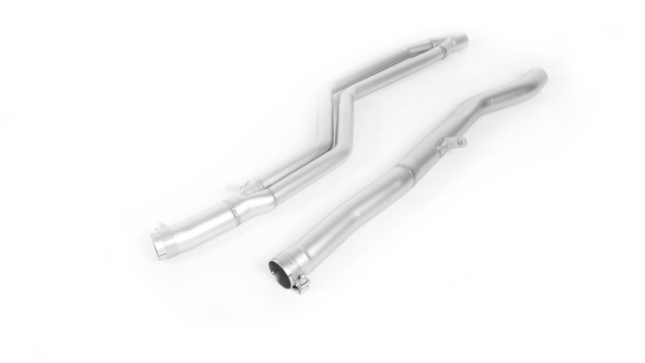 Remus Exhaust Non-Resonated Cat back System Left/Right with Integrated valves using the OE valve control system with 4 tail pipes 102 mm angled, rolled edge, chromed - 5 Series G30/G31 540i xDrive 250 kW B58B30A 2017-