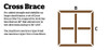 Profile 3 - Sharp Edge Bar Cross Brace - 48"B (1219mm)