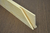 Close-up of kiln-dried pine stretcher bars with smooth, knot-free finish Close-up of kiln-dried pine stretcher bars with smooth, knot-free finish