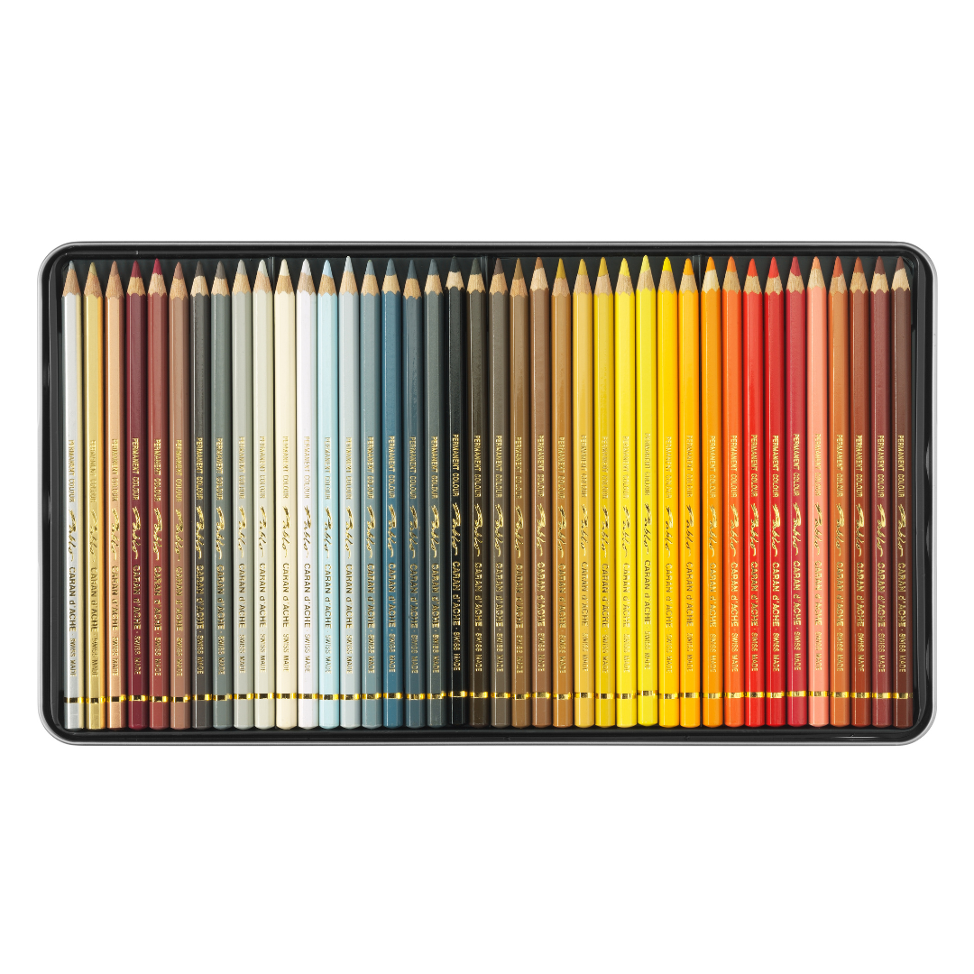 Caran d'Ache Pablo Coloured Pencils – 80 Colour Metal Box | 666.380