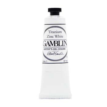 Shop Gamblin Titanium-Zinc White Oil Color 37ml Versatile Mixing
