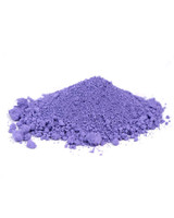 Rublev Colours Ultramarine Violet dry pigment PV 15 - close-up of bright violet powder texture for making artist paint