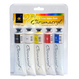 Chromacryl Student Acrylics - 5 x 75ml Tube Set