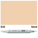 Copic Markers Ciao Alcohol based dye ink Best quality Dual tip Art Marker Colour E33 - Sand