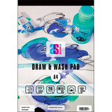 ART SPECTRUM DRAW AND WASH PAD A4 125GSM SMOOTH 30 SHEETS