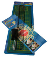 Ruler & Cutter plus Cutting Mat (35cm Mat)