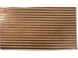 Micro corrugated copper sheet for model making and miniature roofing – 0.1mm x 150mm x 230mm with coarse stamp texture