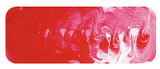 Bold impasto swatch of Naphthol Crimson paint showing rich red tones