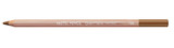 Caran d'Ache Pastel Pencil Bistre 788.047 with brown barrel and labeled end