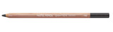 Caran d’Ache Pastel Pencil Greyish Black 788.008 shown with a dark lead and premium wooden casing