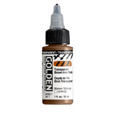 Golden High Flow Acrylics 30ml Transparent Brown Iron Oxide S1 bottle with ultra-fluid acrylic paint and front label visible