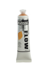 Front view of Matisse Flow Acrylic Paint 75ml tube – professional artist-grade fluid acrylic packaging