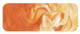 Fine brushwork sample using Matisse Flow Acrylic 75ml – smooth strokes and crisp detail Matisse Flow Acrylic 75ml - Cad Orange Deep