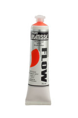 Front view of Matisse Flow Acrylic Paint 75ml tube – professional artist-grade fluid acrylic packaging