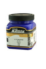 Matisse Structure Acrylic 250 ml Ultramarine Blue jar with branded label Matisse Structure Acrylic 250 ml Ultramarine Blue jar with branded label
