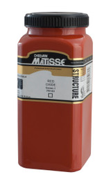 Matisse Structure Acrylic 500ml Series 1 Red Oxide jar with branded label