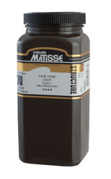 Matisse Structure Acrylic 500 ml Skin Tone Deep paint bottle front view