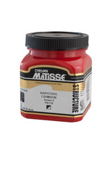 Matisse Structure Acrylic 250 ml jar – Series 3 Napthol Crimson heavy‑body paint
