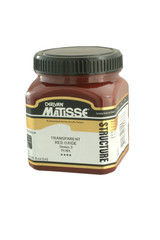 Matisse Structure Acrylic 250 ml jar – Series 3 Transparent Red Oxide heavy‑body paint