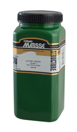Matisse Structure Acrylic 500 ml Alpine Green paint bottle front view