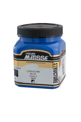 Matisse Structure Acrylic 250 ml Cerulean Blue paint jar with branded label