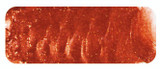 Textured brushstroke of Matisse Metallic Copper acrylic paint showing rich shimmer