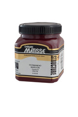 250ml tub of Matisse Structure Acrylic Paint in Permanent Maroon Series 6