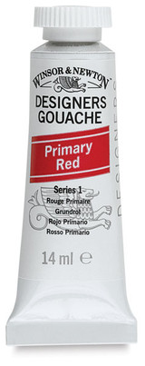 Winsor & Newton Designers' Gouache 14ml - Winsor Red S3