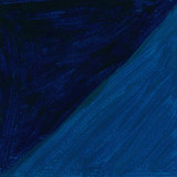 Ceracolors Phthalocyanine Blue colour swatch with water diluted wash comparison showing deep phthalo blue mass tone and transparent green-leaning blue glaze wash