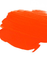 Ceracolors Cadmium Red Light colour swatch with water diluted wash comparison showing opaque bright red-orange masstone and lighter warm red glaze wash