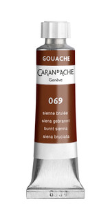 Caran d’Ache Classic Gouache Tube – Burnt Siena 2001.069 (10 ml)