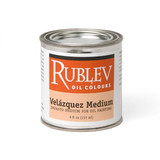 Velázquez Medium – calcite oil painting medium in bodied linseed oil jar for extending oil paints, impasto, and fine detail work