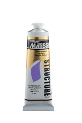 Matisse Structure Acrylic Paint 75ml tube – premium heavy body acrylic paint packaging close-up Permanent Light Violet S2