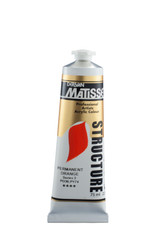Matisse Structure Acrylic Paint 75ml tube – premium heavy body acrylic paint packaging close-up Matisse Structure Acrylics 75ml - Permanent Orange S3