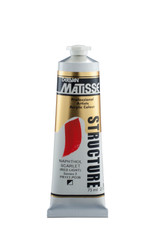 Matisse Structure Acrylic 75ml Tube – High Quality Heavy-Bodied Artist Paint for Texture & Colour Matisse Structure Acrylics 75ml - Napthol Scarlet S3
