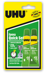 UHU Epoxy Quick Set Glue - 2 x 10ml