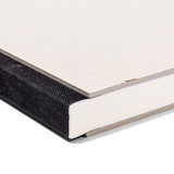 Pasteboard Cover Sketchbook 100gsm 144pgs - A5/5.8" x 8.3" - Black