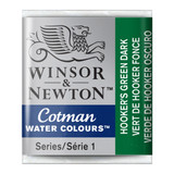 Winsor & Newton Cotman Watercolour Half Pan - Hooker's Green Dark