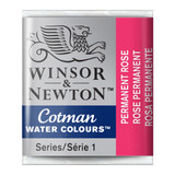 Winsor & Newton Cotman Watercolour Half Pan - Permanent Rose