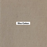 Heavyweight 10oz unprimed artist canvas fabric close up