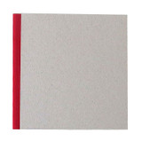 Pasteboard Cover Sketchbook 100gsm 144pgs - 21cm x 21cm/8.3" x 8.3" - Red