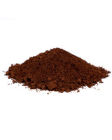 Side view mound of Luberon Burnt Umber dry pigment powder French roasted umber with greenish undertone