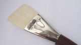 Brood Hog Hair Paint Brush for professional artists - Flat - Size 18