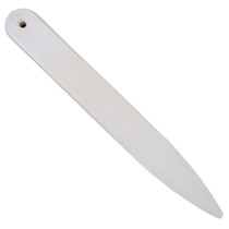 Paper/Bone Folder Plastic Flexible White 165mm Long