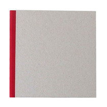 Pasteboard Cover Sketchbook 100gsm 144pgs - 17cm x 17cm/6.7" x 6.7" - Red