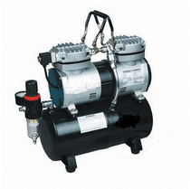 Art Logic Mini Air Compressor, Twin Cylinder on Tank AC2418