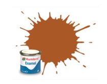 HUMBROL ENAMEL PAINT TINLETS 14ML TAN GLOSS 09