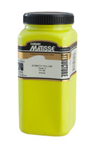 Matisse Structure Acrylic 500 ml Bismuth Yellow paint bottle front view