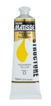 Matisse Structure Acrylic Paint 75ml tube – premium heavy body acrylic paint packaging close-up